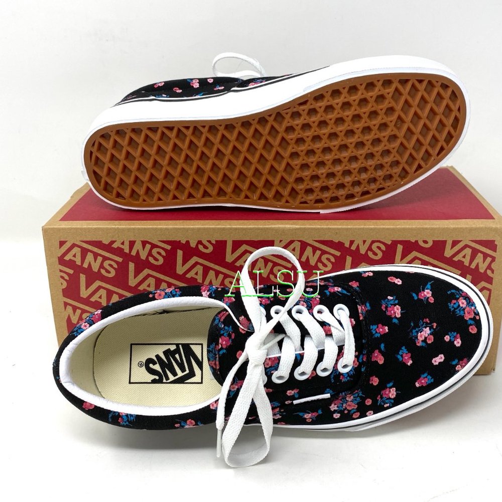 💖MEGA SALE💖VANS Era Low Top Ditsy Floral Black Canvas Women’s 5 VN0A4U398KI - Picture 3 of 11